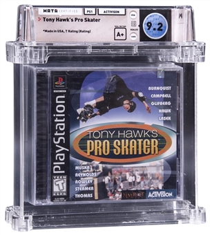 1999 PS1 Playstation (USA) "Tony Hawks Pro Skater" Sealed Video Game - WATA 9.2/A+